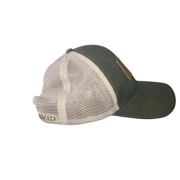 Avid Olive Green Trucker Hat with Leather Patch - Used - Picture 5 of 8